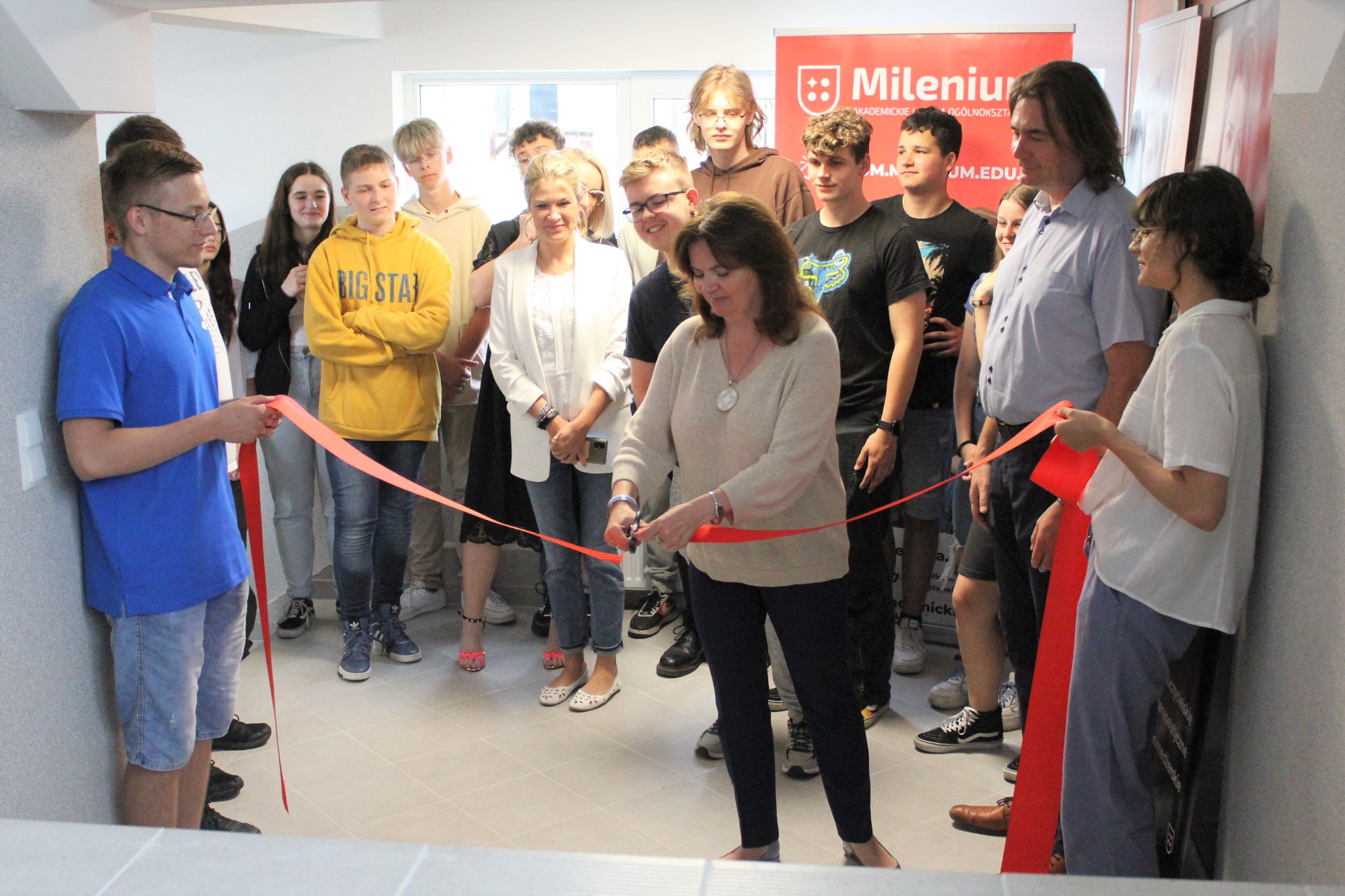 otwarcie łącznika liceum milenium gniezno